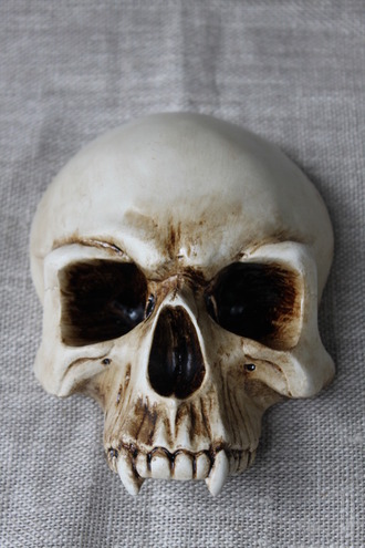 Настенное панно &quot; Devil Skull Natural&quot; ( Злой Череп Костяной)